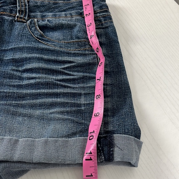 Cest TOI Women's Jean Shorts Dark Wash Siz M - Picture 8 of 9